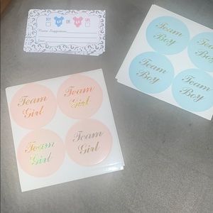Gender reveal items